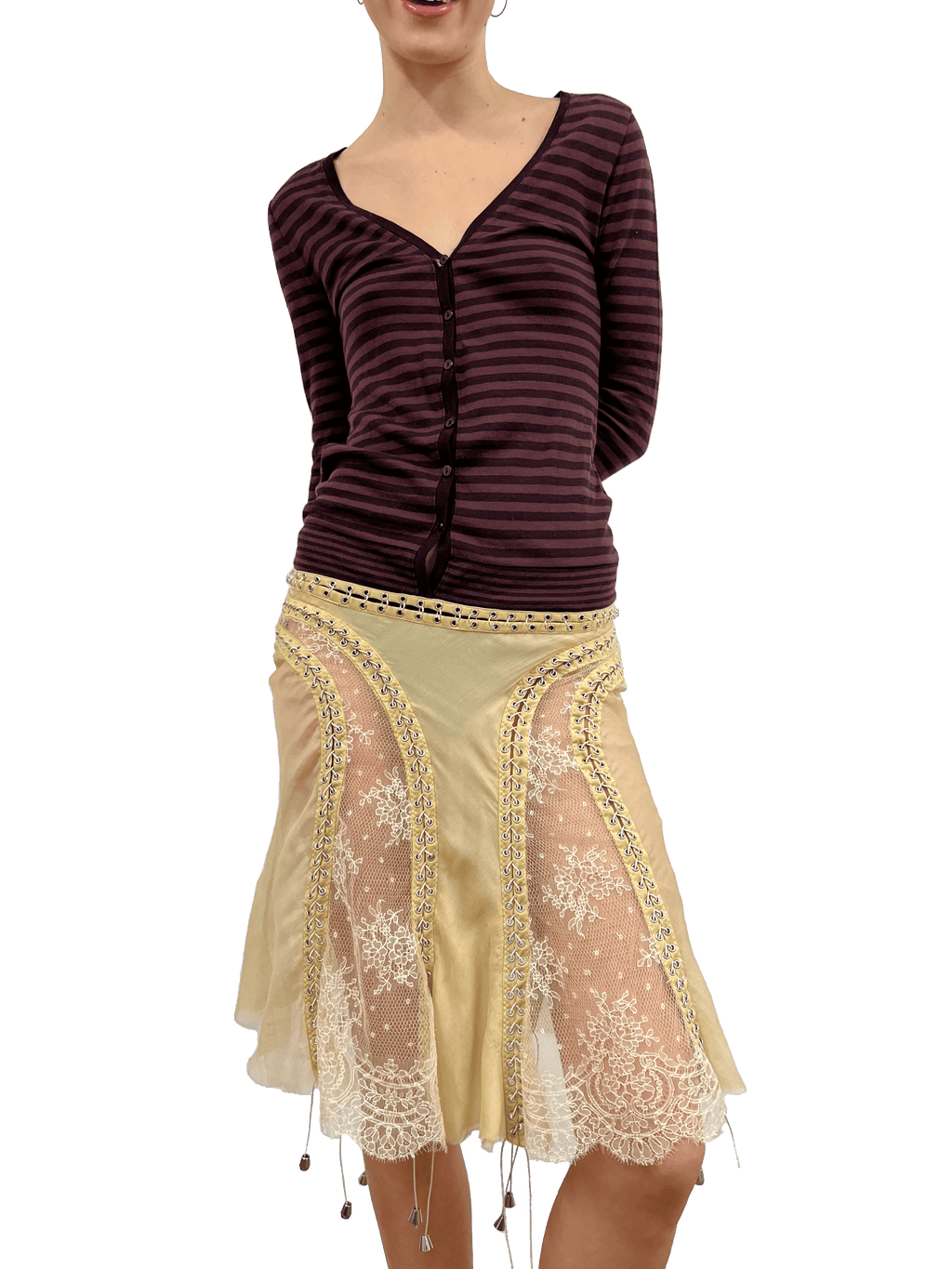 cardigonna burgundy and camel