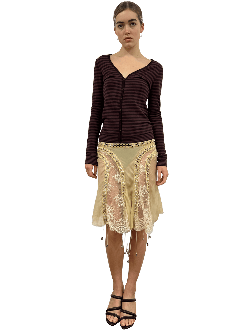 cardigonna burgundy and camel