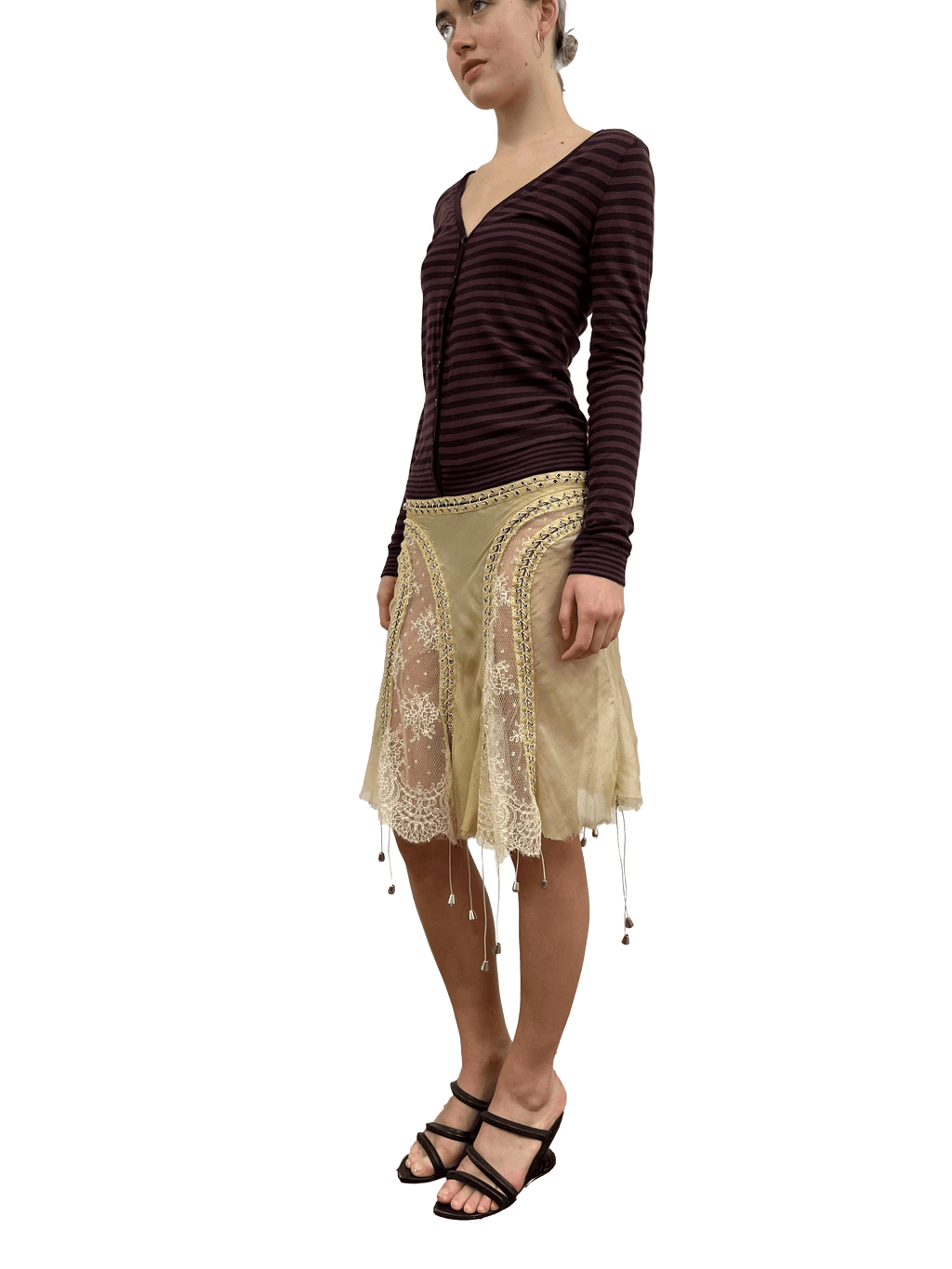 cardigonna burgundy and camel