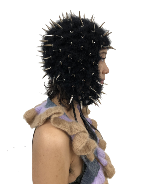 spike studded crochet hat – Gui Rosa