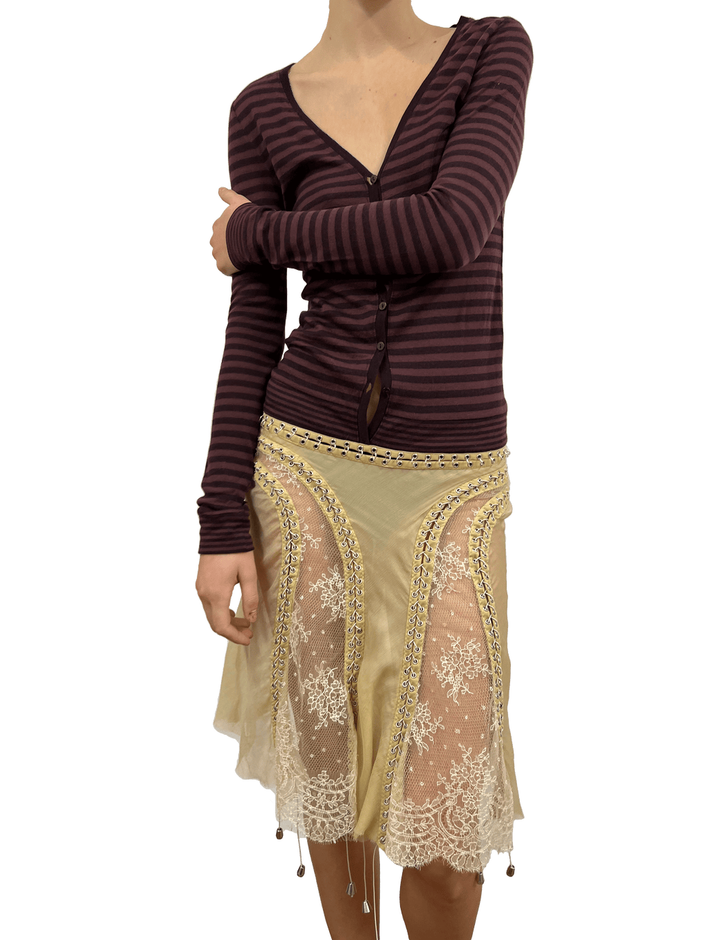 cardigonna burgundy and camel